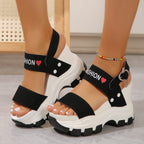 Damen trendige Plateau-Sandalen R&B