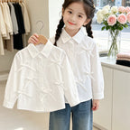 Mädchen Bluse mit liR&Bevollen Schleifendetails R&B