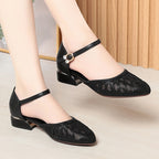 Damen Ballerinas mit elegantem Riemchen und modischem Strassdetail