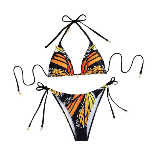 Damen Triangel-Bikini mit verstellbaren Trägern R&B