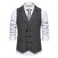 Herren elegante Weste im klassischen Fischgrätmuster R&B 1758204622