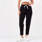 Damen Elegante Jogginghose mit Kordelzug und schmalem Schnitt R&B