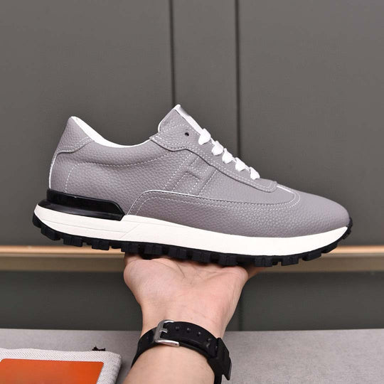 Damen Sportliche Sneakers aus hochwertigem Leder mit rutschfester Laufsohle R&B