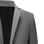 Herren eleganter Strickblazer R&B