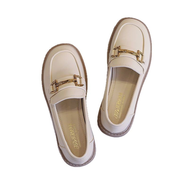 Damen Klassische Loafers mit elegantem dekorativen Schnallenverschluss R&B