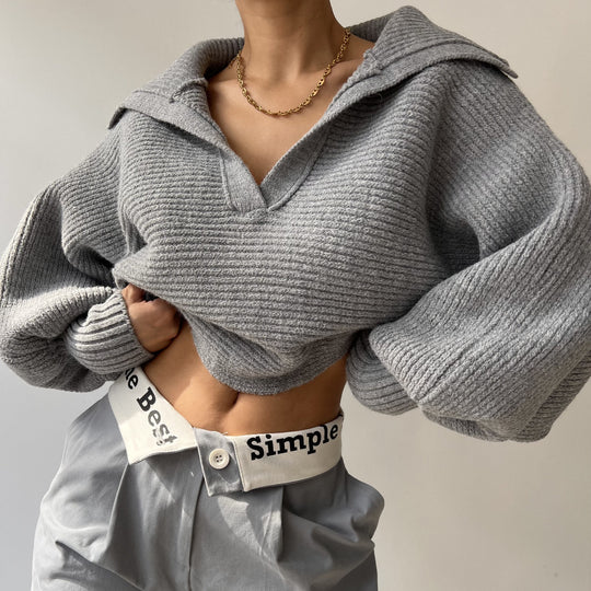 Damen lässiger Pullover R&B