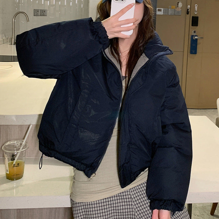 Damen Kurze, wattierte Freizeitjacke mit seitlichen Reißverschlusstaschen R&B
