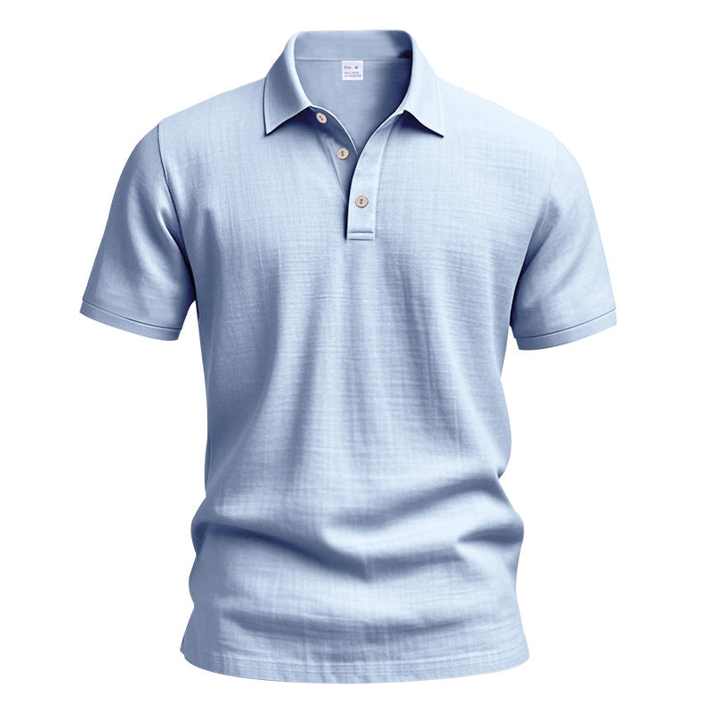 Herren Polo-Hemd mit strukturiertem Design und hochwertiger Baumwolle R&B