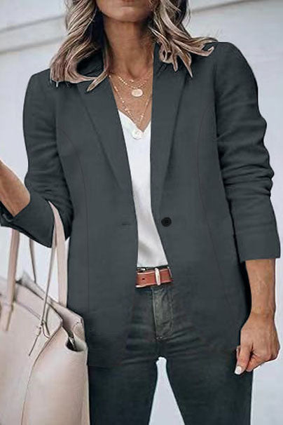 Damen Blazerjacke mit elegantem Schnitt und vielseitigen Stylingmöglichkeiten R&B