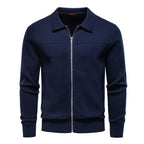 Herren modische Freizeitjacke mit hochwertigem Reißverschluss