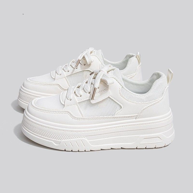 Damen Komfortable Chunky Sneakers mit atmungsaktiver Mesh-Oberfläche und gepolsterter Sohle R&B