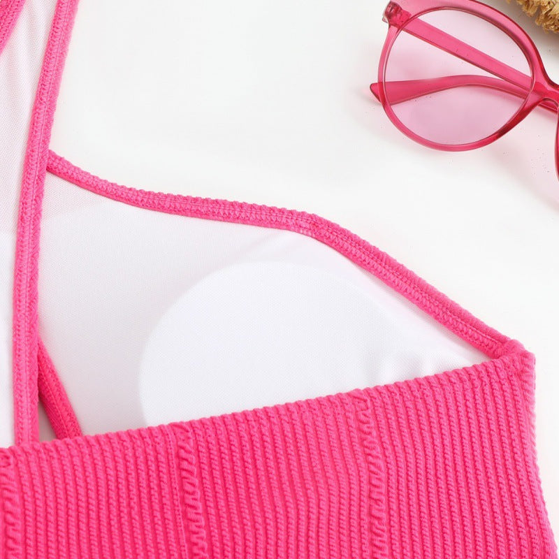 Damen Modischer Einteiler-Badeanzug mit sportlichem Schnitt R&B