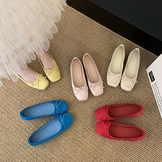 Damen Ballerina mit elegantem Schleifendetail R&B