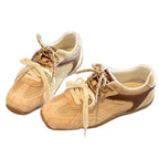 Damen atmungsaktive Lifestyle-Sneaker mit luxuriösem Wildleder-Obermaterial und flexiblem Sohlenprofil R&B