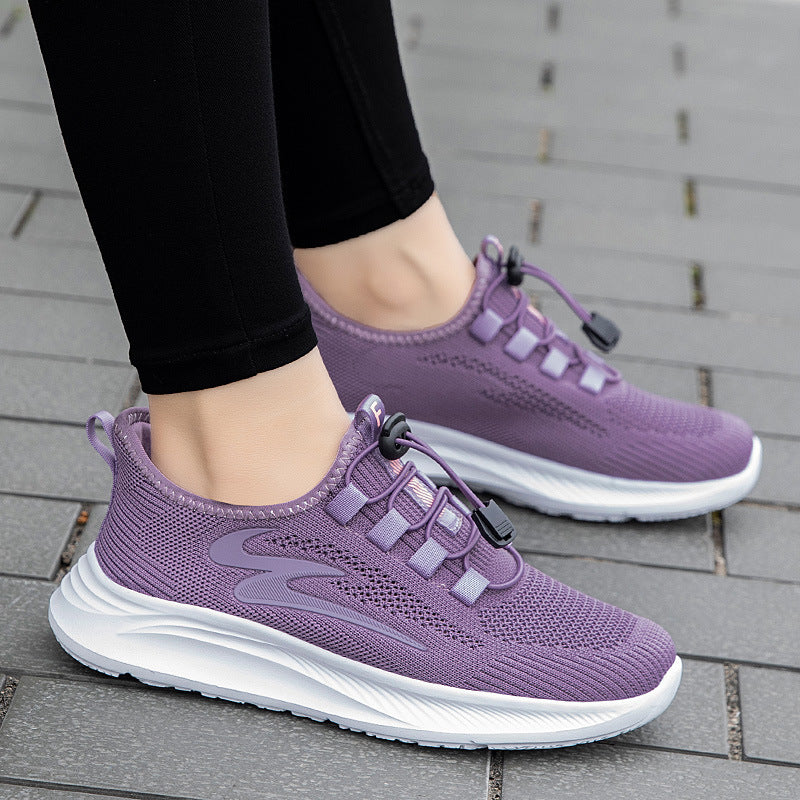 Damen Leichte und elastische Freizeitschuhe mit schneller Schnürtechnologie R&B