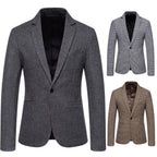 Herren eleganter Blazer mit modernem Schachbrettmuster