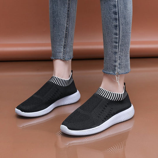 Damen Atmungsaktive Slip-On Sportschuhe mit flexibler Sohle R&B