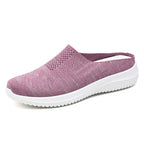 Damen Bequeme und atmungsaktive Slipper mit elastischem Obermaterial R&B