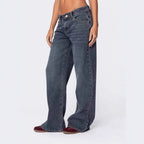 Damen Weite Jeanshose R&B