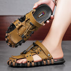 Herren Atmungsaktive Freizeit-Sandalen mit komfortablem Klettriemensystem R&B