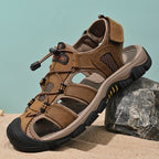 Damen Sportliche Outdoor-Sandalen mit schnellschnürbarem System und stabiler Sohle R&B