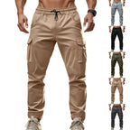 Herren Cargo-Hose mit funktionalen Seitentaschen und elastischem Bund R&B