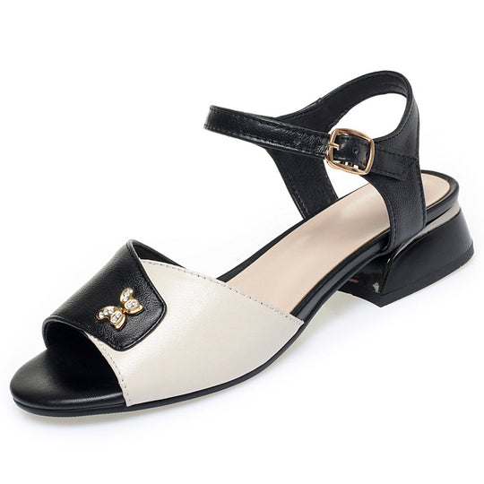 Damen Elegante Riemchen-Sandaletten mit funkelnden Schmuckdetails R&B