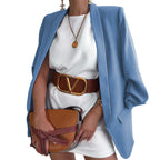 Damen Oversized Blazer mit offenem Schnitt und eleganten Details R&B