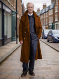 Herren eleganter und stilvoller Dufflecoat mit modernen Akzenten R&B