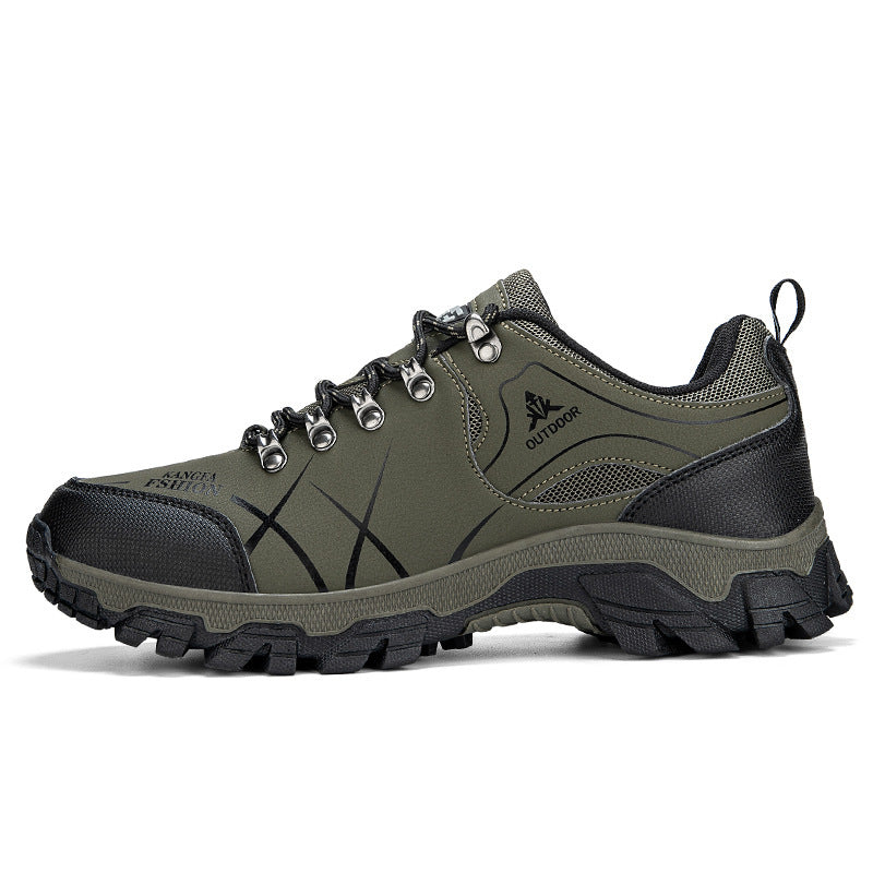 Herren nan robuste wasserabweisende Trekking-Schuhe mit profilierter Gummisohle R&B
