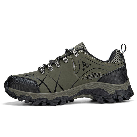 Herren nan robuste wasserabweisende Trekking-Schuhe mit profilierter Gummisohle R&B