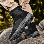 Damen Hohe Outdoor-Wanderstiefel mit rutschfester Sohle und atmungsaktivem Futter