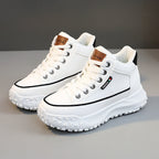 Damen Sportliche High-Top Sneakers mit rutschfester Gummisohle und hohem Tragekomfort R&B