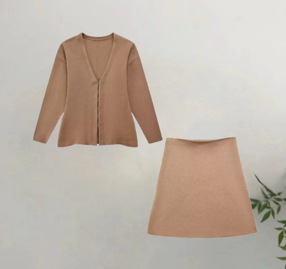 Damen Blazer und Rock Set mit elegantem Schnitt und modischem Design R&B