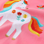 Mädchen Sweatshirt mit verspieltem Einhorn-Design R&B