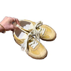 Damen Sportliche Sneakers aus hochwertigem Wildleder mit robustem Sohlenprofil R&B
