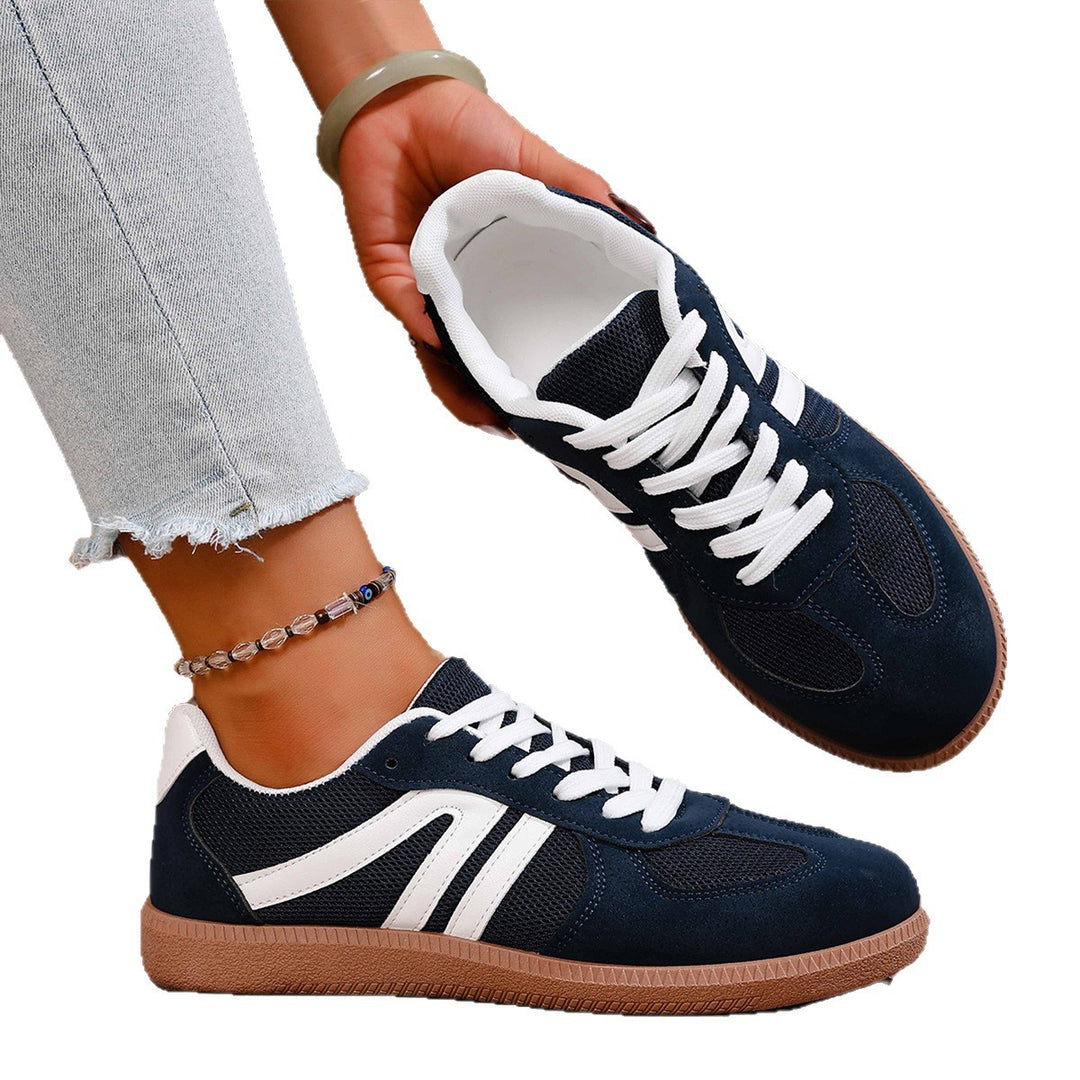 Damen Sportliche Sneakers aus hochwertigem Wildleder mit atmungsaktiver Sohle R&B