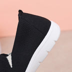 Damen Atmungsaktive Slip-On Sneakers mit flexiblem Einsatz R&B