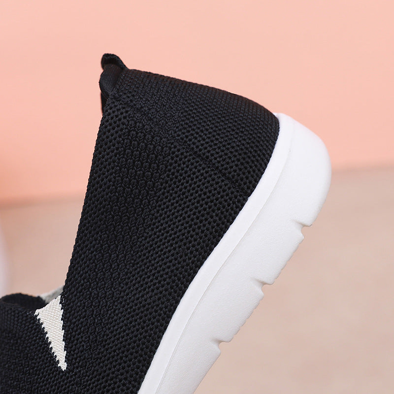 Damen Atmungsaktive Slip-On Sneakers mit flexiblem Einsatz R&B