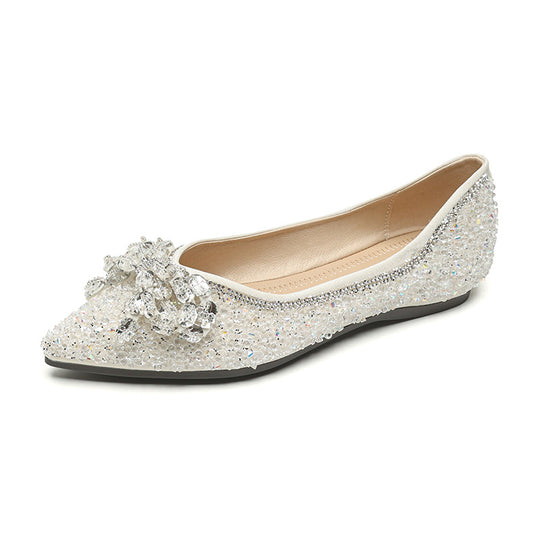Damen Ballerinas mit funkelndem Strass-Design R&B