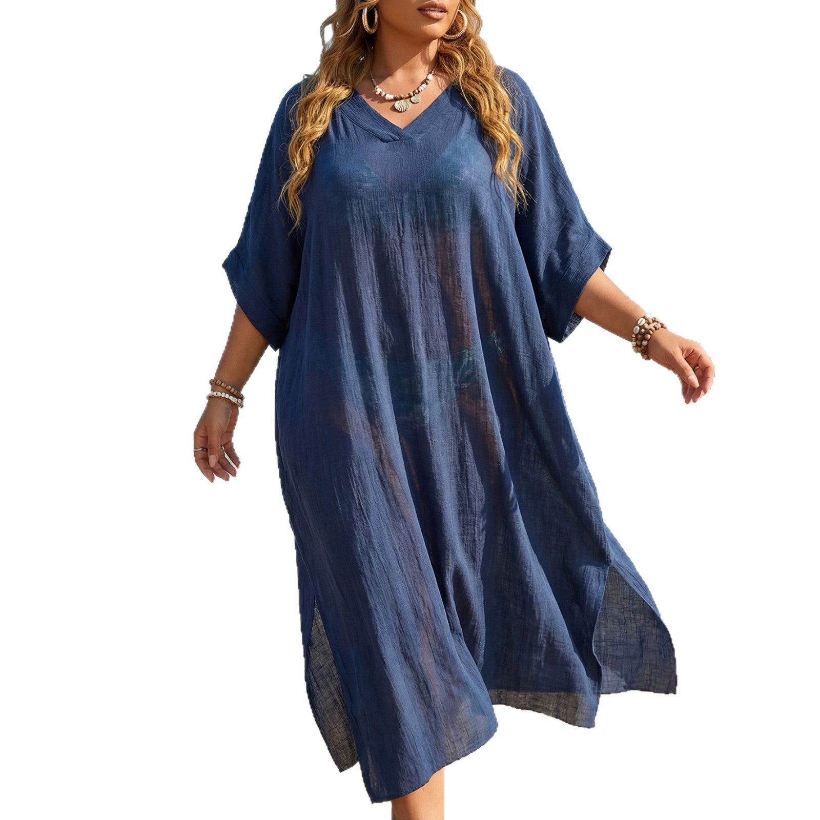 Damen luftiger Strandkleid R&B