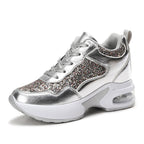 Damen Glitzernde Sneakers mit dämpfender Sohle