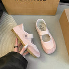 Damen Komfortable Ballerinas mit verstellbarem Riemen