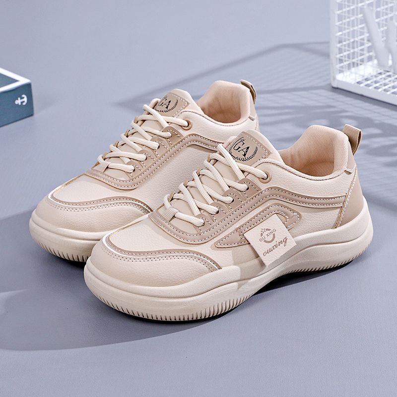 Damen Sportliche Sneaker mit gepolsterter Innensohle und modischem Materialmix