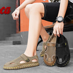 Damen Sportliche Mesh-Sandalen mit verstellbarem Riemen und rutschfester Sohle R&B