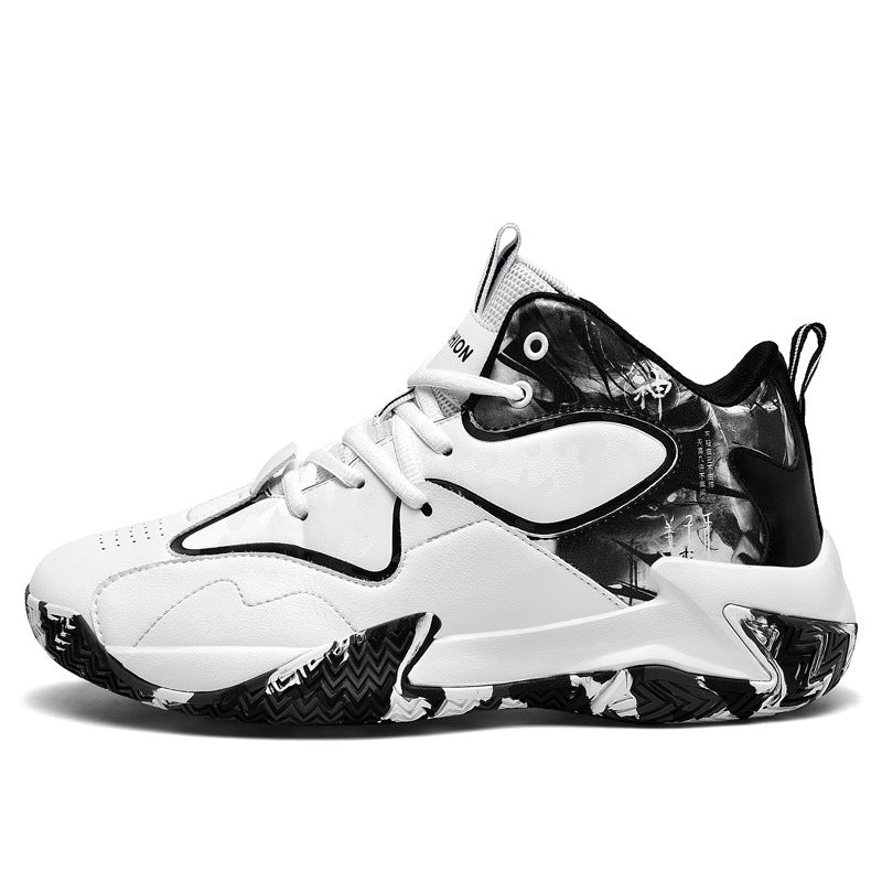 Damen Sportliche High-Top Basketball-Sneakers mit rutschfester Sohle und innovativem Dämpfungssystem R&B