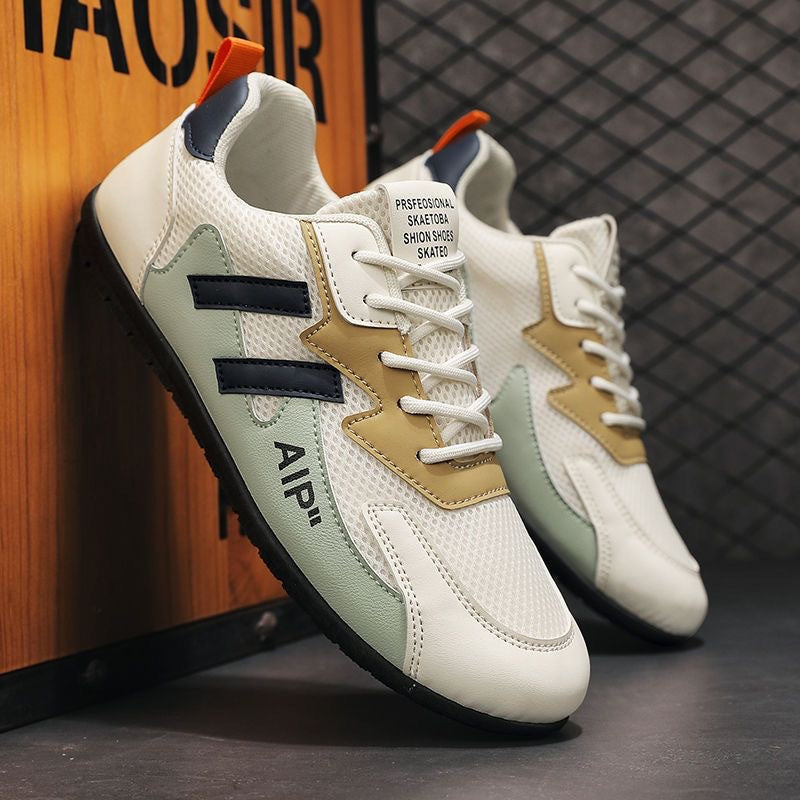 Damen Sportliche Sneakers mit atmungsaktivem Mesh-Obermaterial und rutschfester Sohle R&B