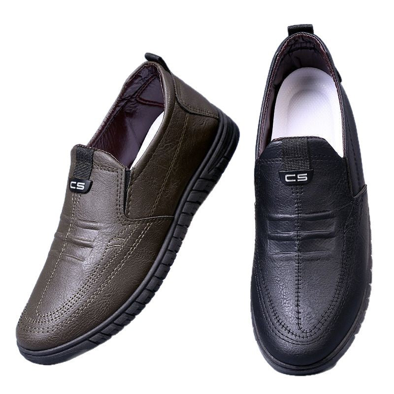 Damen elegante Slipper aus hochwertigem Leder R&B