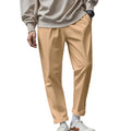 Herren elegante Freizeithose mit lockerem Schnitt und atmungsaktiver Struktur R&B