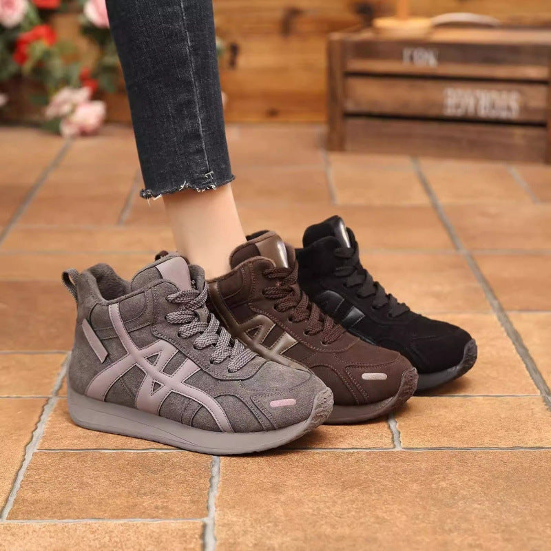 Damen Hohe Sneakers mit rutschfester Sohle und bequemer Polsterung R&B